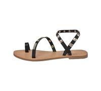 LES TROPEZIENNES PAR M. BELARBI Femme Confetti Sandale, Noir, 40 EU