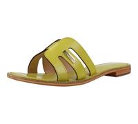 LES TROPEZIENNES PAR M. BELARBI Femme Damia Chaussures Ville Mule et Sabot, Jaune-Vert, 38 EU