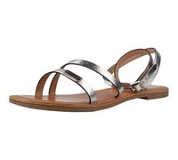 Les Tropeziennes par M. Belarbi Femme HANAK Chaussures Ville Sandale, Argent, 39