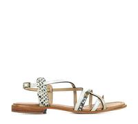 Les Tropeziennes par M. Belarbi Femme Harry Chaussures Ville Sandale, Blanc-Multi, 38