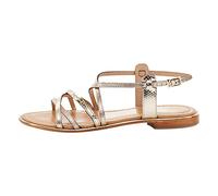 Les Tropeziennes par M. Belarbi Femme Harry Chaussures Ville Sandale, Or-Multi, 40