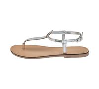 LES TROPEZIENNES PAR M. BELARBI Femme HARVIL Chaussures Ville Sandale, Argent, 40 EU