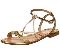 Les Tropéziennes par M. Belarbi Femme HIRONDEL Chaussures Ville Sandale, Or Irise, 37
