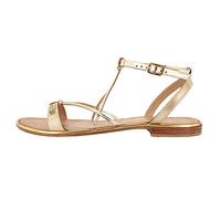 Les Tropeziennes par M. Belarbi Femme HIRONDEL Chaussures Ville Sandale, Or Irise, 41