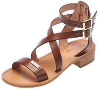 Les Tropeziennes par M. Belarbi Femme HOCEAN Chaussures Ville Salome Talon Inf 5Cm, Tan, 38