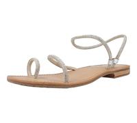 LES TROPEZIENNES PAR M. BELARBI Femme HODAXA Chaussures Ville Entre-Doigt, Argent, 39 EU