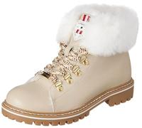 LES TROPEZIENNES PAR M.BELARBI Femme LACEN Botte Tendance, Creme, 37 EU