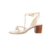 LES TROPEZIENNES PAR M. BELARBI Femme LILON Chaussures Ville Mule et Sabot, Blanc-Or, 41