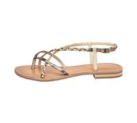 LES TROPEZIENNES PAR M. BELARBI Femme MONATRES Chaussures Ville Entre-Doigt, Beige-Bronze, 39 EU