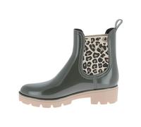 LES TROPEZIENNES PAR M. BELARBI Femme Noura Chaussures Ville Bottines/Boots, Kaki-Leopard, 37 EU