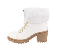 LES TROPEZIENNES PAR M. BELARBI Femme ROSENN Chaussure de Neige, Blanc, 39 EU