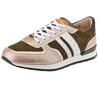 LES TROPEZIENNES PAR M.BELARBI Femme SOONRISE Botte Tendance, Kaki-Rose, 37 EU