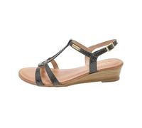 LES TROPEZIENNES PAR M. BELARBI HACTRESS Chaussures Ville Sandale Talon Inf 5Cm, Noir-Serp