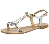 Les Tropéziennes par M. Belarbi HAMAT, Sandales Bride Arriere Femme, Blanc (Blanc/Multi 104), 40 EU (6.5)