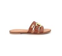 LES TROPEZIENNES PAR M. BELARBI HAMIA Chaussures Ville Mule et Sabot, Tan