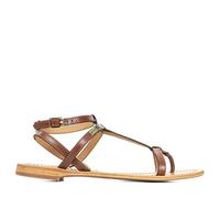 Les Tropéziennes par M. Belarbi HILAN, Sandales Bout Ouvert Femme, Marron (Tan), 41 EU