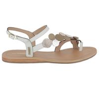 LES TROPEZIENNES PAR M. BELARBI, Holly, Chaussures Ville Entre-Doigt, Blanc-Or, 36