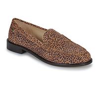 LES TROPEZIENNES PAR M. BELARBI Femme Lucie Chaussures Ville Mocassin, Leopard, 38 EU