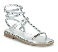 Les Tropeziennes par M. Belarbi Femme Coralie Chaussures Ville Sandale, Argent, 37