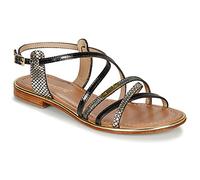 Les Tropéziennes par M. Belarbi – Sandales Harry – Bout ouvert – Noir-Multi – Taille 36
