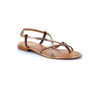 Les Tropeziennes - Sandales Pour Femme À Entre-Doigts En Cuir Monaco - Beige - 39