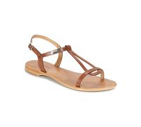 Les Tropéziennes Sandales HAMESS femme cuir marron Taille 39
