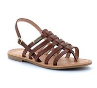 Les Tropeziennes - Sandales Spartiates À Entre-Doigts Pour Femme Hika - Marron - 41