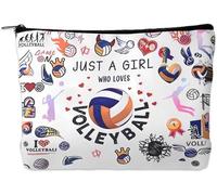 Les trousses de maquillage sont des cadeaux d'anniversaire parfaits pour les meilleurs amis, sœurs, collègues, amis proches et autres amis, multicolore, Volley-ball