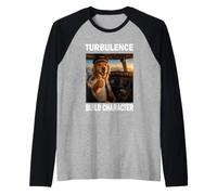 Les turbulences forgent Le caractère Golden Retriever Pilote Manche Raglan