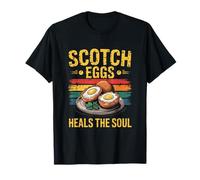 Les œufs écossais guérissent l'âme, Un Gourmand Britannique Vintage et Amusant T-Shirt