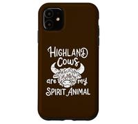 Les Vaches des Highlands sont Mon Animal Spirituel Coque pour iPhone 11