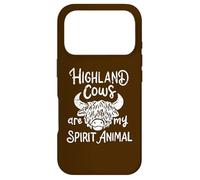 Les Vaches des Highlands sont Mon Animal Spirituel Coque pour iPhone 17 Pro