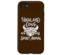 Les Vaches des Highlands sont Mon Animal Spirituel Coque pour iPhone SE (2020) / 7/8