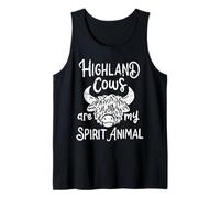 Les Vaches des Highlands sont Mon Animal Spirituel Débardeur