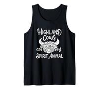 Les vaches des Highlands sont mon animal spirituel La vache écossaise des Highlands Débardeur