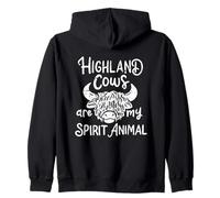 Les vaches des Highlands sont mon animal spirituel La vache écossaise des Highlands Sweat à Capuche