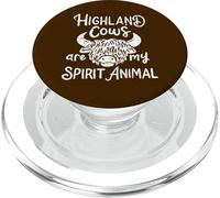 Les Vaches des Highlands sont Mon Animal Spirituel PopSockets PopGrip pour MagSafe