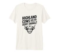 Les Vaches des Highlands sont Mon Esprit Animal Mignon T-Shirt Haut de Gamme