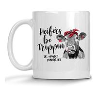 Les Vaches Heifers Sont En Train De Tripper Mug Drôle Tasse Céramique Tasses À Thé Pour Travail Maison Cacao 330Ml
