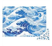Les Vagues de la mer Puzzle Adulte - Puzzle 1000 P Adultes Et EnfLes Fourmis Dès 14 Ans - Puzzle De Qualité Supérieure 1000pcs (75x50cm)