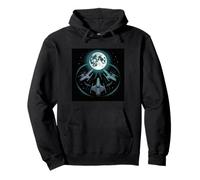 Les vaisseaux spatiaux sous la Lune terrestre Funny Meme Sweat à Capuche