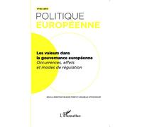 François Foret – Les valeurs dans la gouvernance européenne – Broché