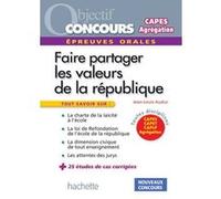Les valeurs de la République aux concours - Epreuve orale de mise en situation professionnelle Jean-Louis Auduc (Auteur)