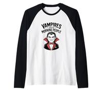 Les Vampires détestent Les Gens du Matin Halloween Humour Manche Raglan