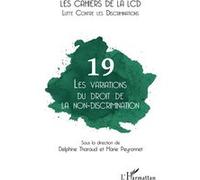 Les variations du droit de la non-discrimination - Collectif - L'harmattan - broché - Revue