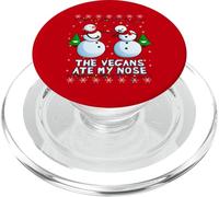 Les végétaliens Ont mangé Mon Nez, Bonhomme de Neige, Blague de Noël PopSockets PopGrip pour MagSafe
