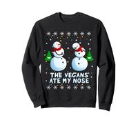 Les végétaliens Ont mangé Mon Nez, Bonhomme de Neige, Blague de Noël Sweatshirt