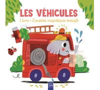 Les Véhicules - 1 Livre Et 3 Puzzles Magnétiques Évolutifs