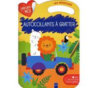 Les véhicules - Autocollants à gratter - Collectif - Tam-Tam - broché - Livre-jeu
