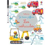 Les véhicules - Je trace, j'efface - Dès 3 ans + 1 feutre - Kirsteen Robson - Usborne - broché - Document jeunesse